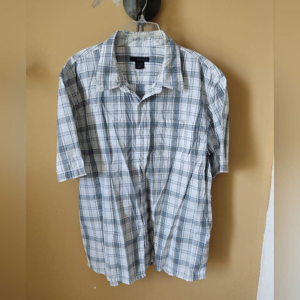 Calvin Klein Jeans Men's Shirt  Short Sleeve Button Up Size XXL